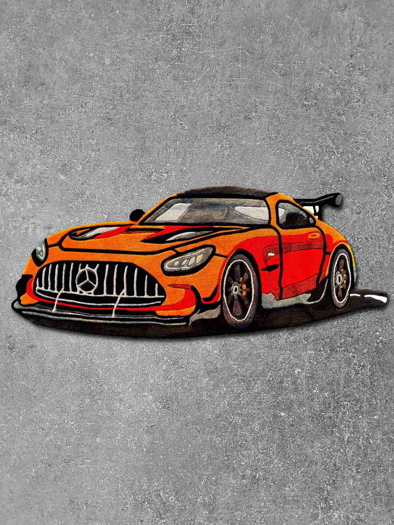 (SALE) AMG Car Custom Rug by Tuftplace
