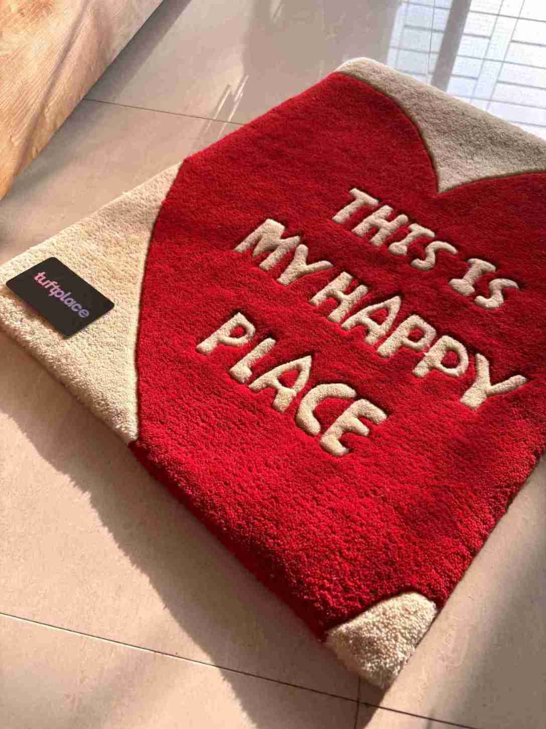 Happy Place Custom Rug by Tuftplace