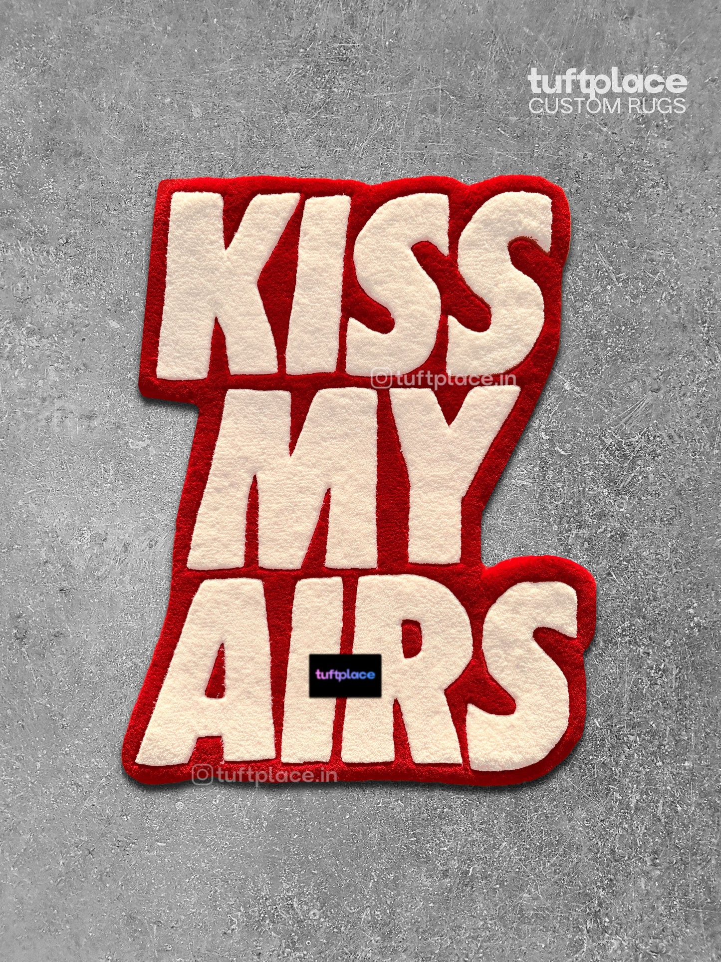 (SALE) Kiss My Airs Custom Rug by Tuftplace