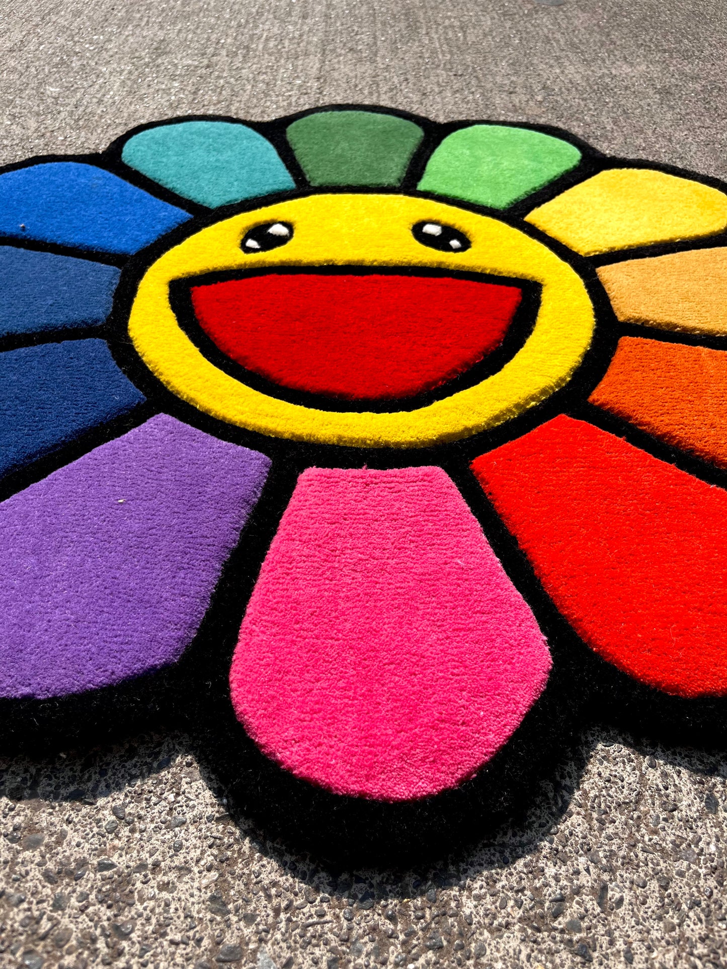 (SALE) Hypebeast Flower Custom Rug by Tuftplace
