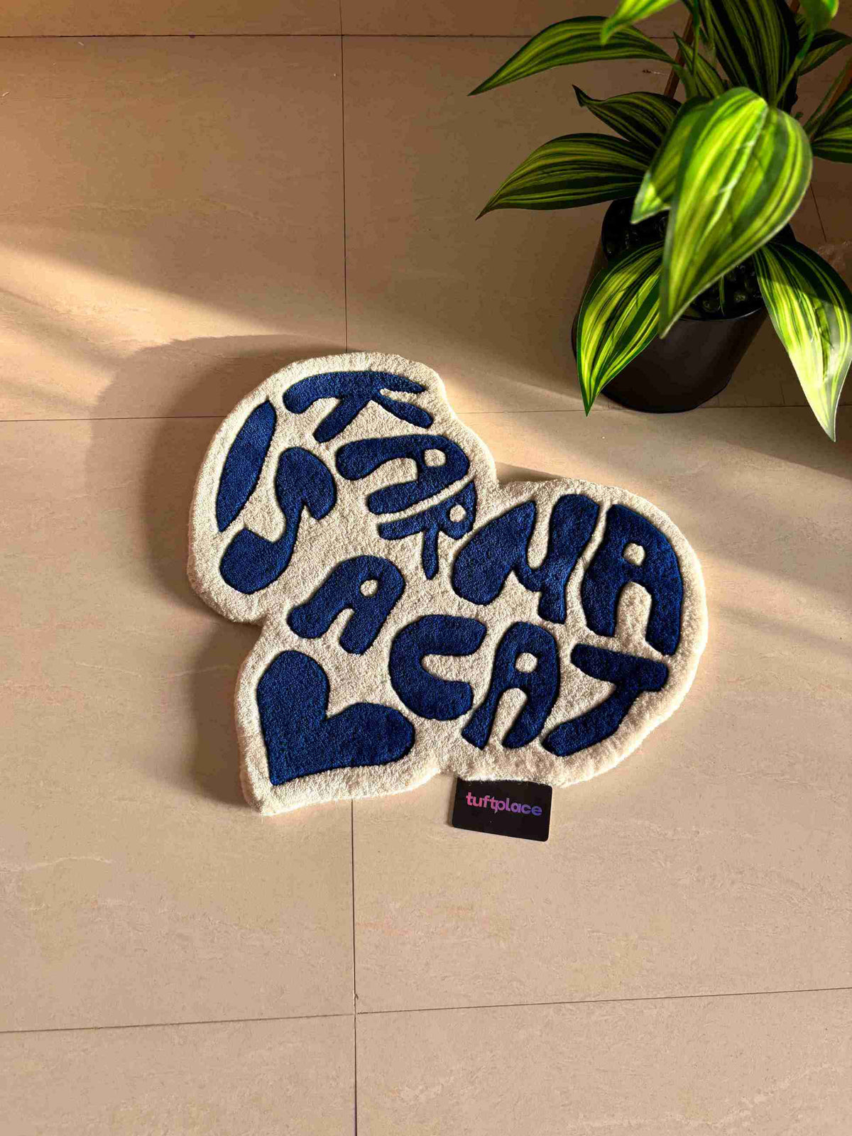 Karma Is a Cat Custom Rug by Tuftplace