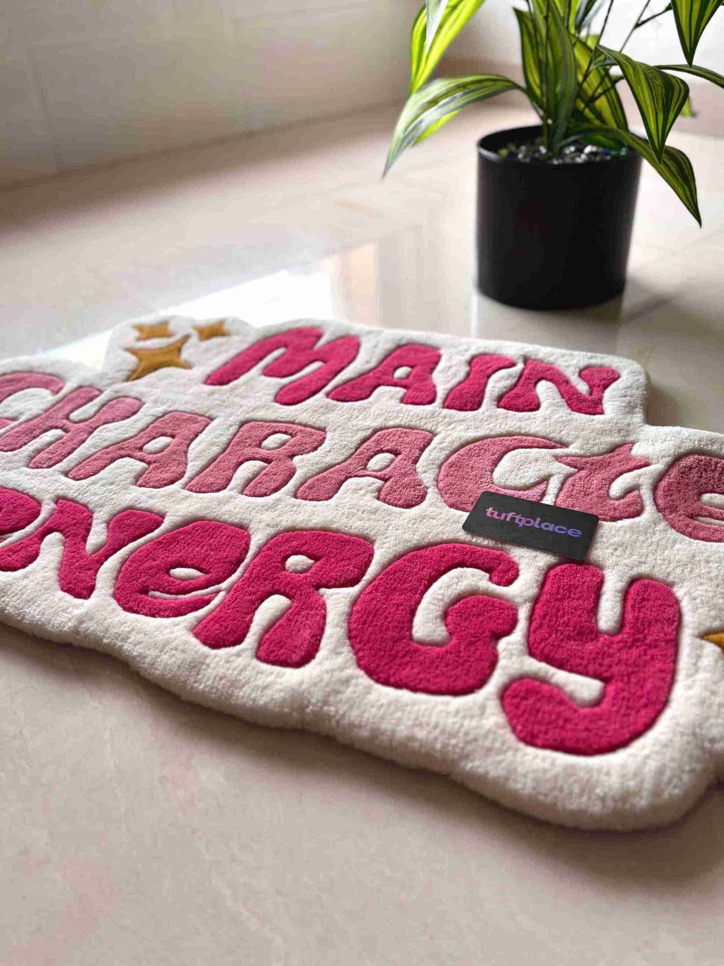 (SALE) Main Character Energy Pink Custom Rug by Tuftplace