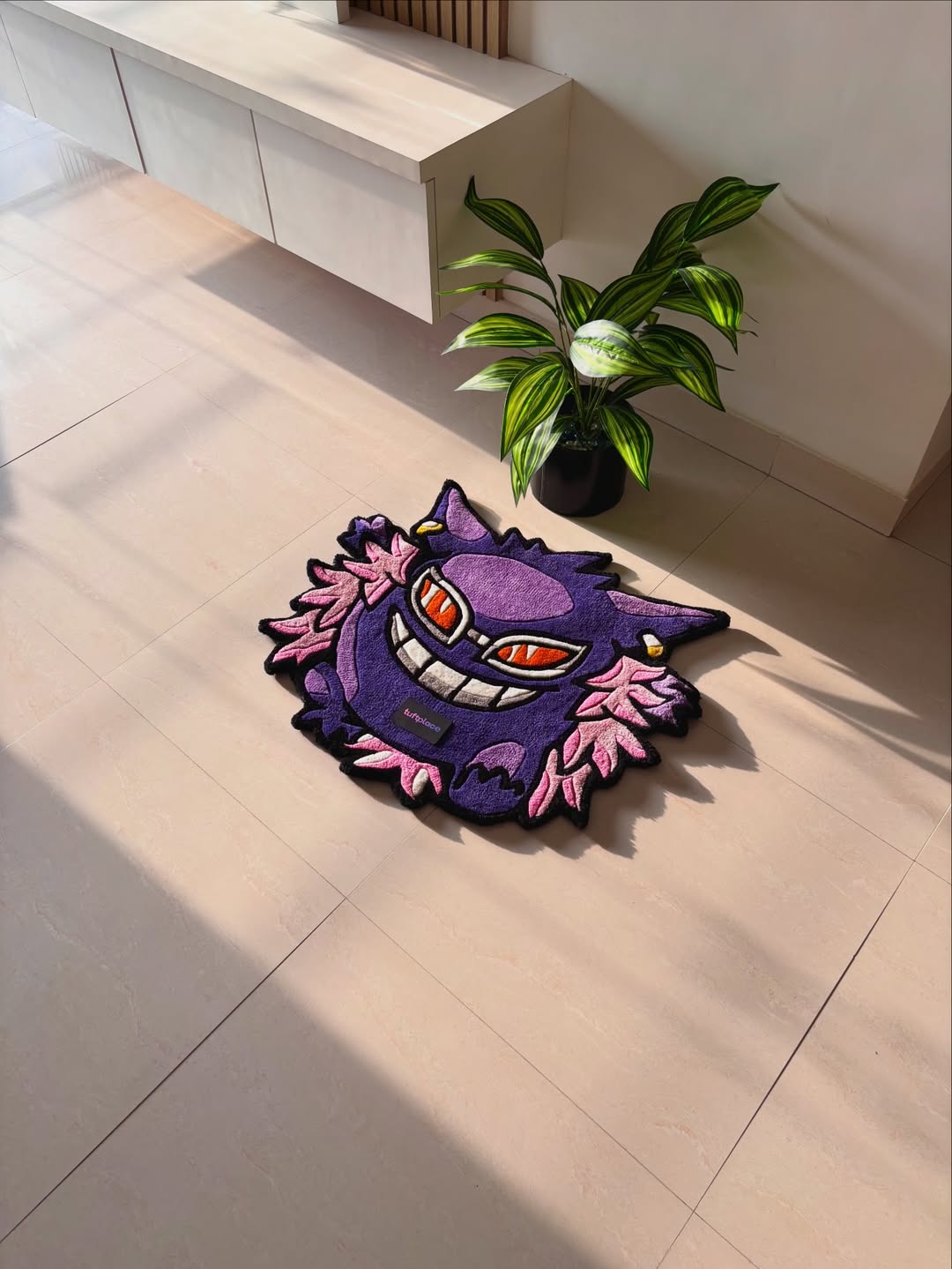 Poke Dengar Ghost Type Custom Rug by Tuftplace