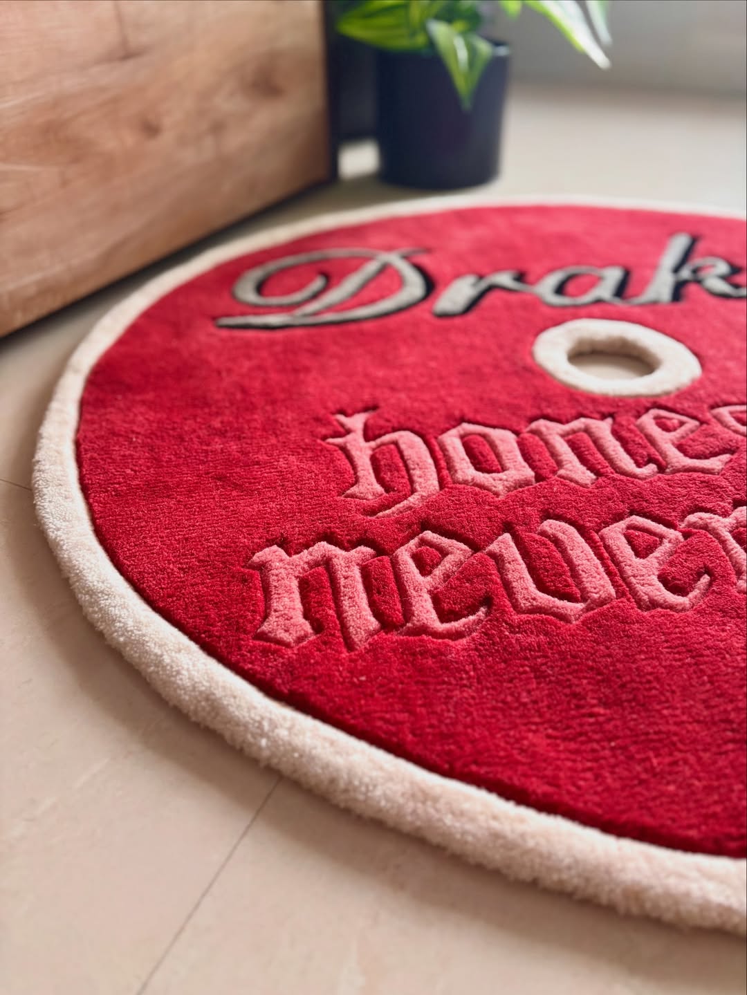 Drake CD Custom Rug by Tuftplace