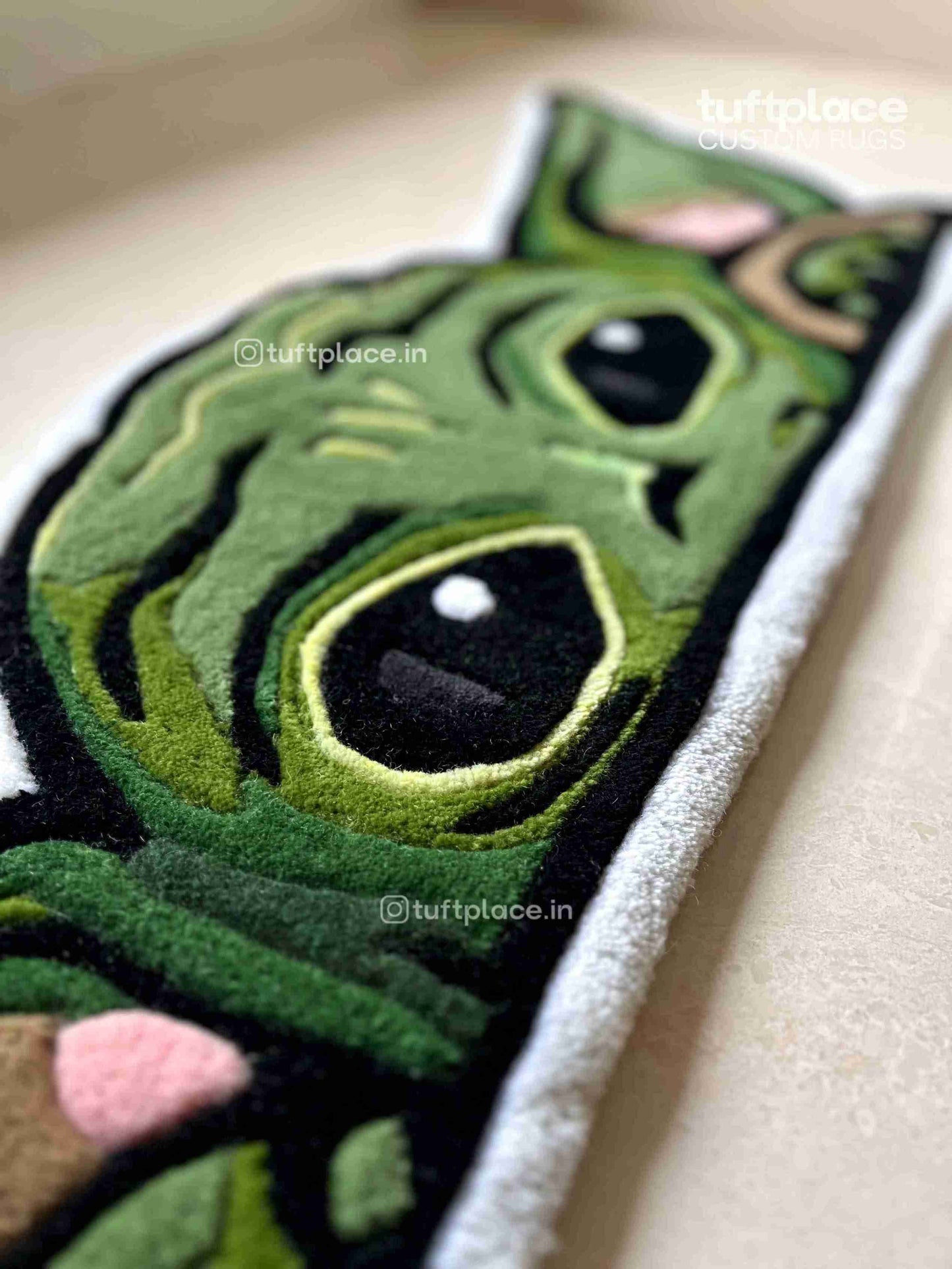 (SALE) Peeking BabyYo Custom Rug by Tuftplace