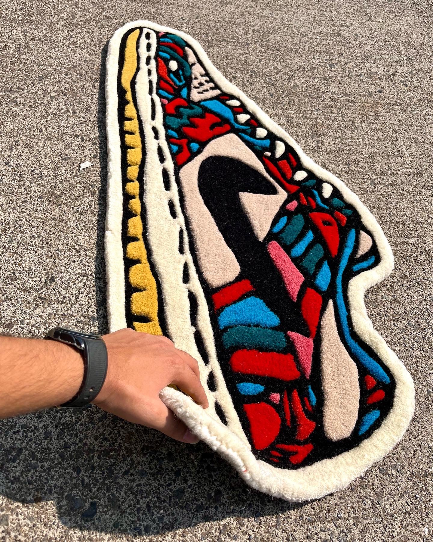 Parra Dunks Sneakers Custom Rug by Tuftplace