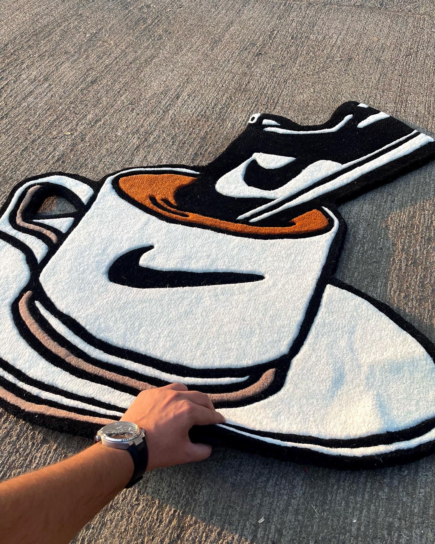 Dunk My Dunks Custom Rug by Tuftplace