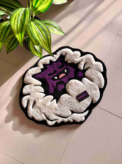 3D Poke Ghost Cloud Custom Rug by Tuftplace