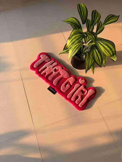 3D That Girl Custom Rug by Tuftplace