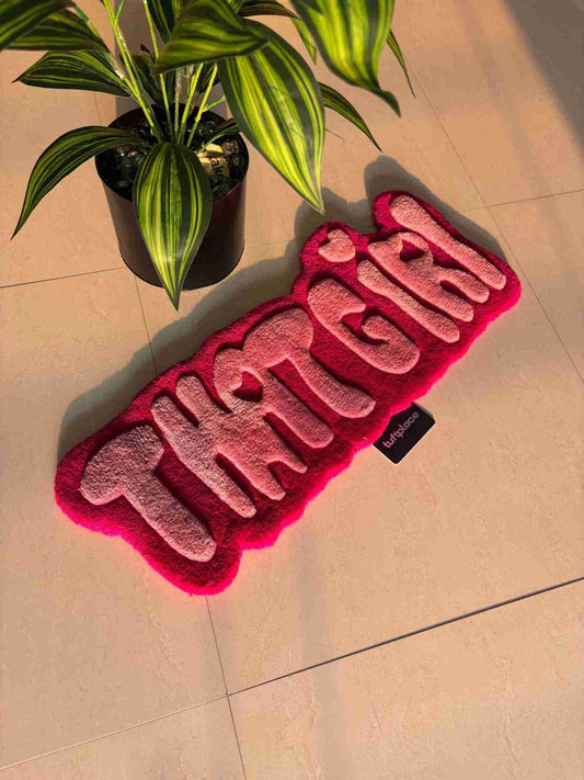 3D That Girl Custom Rug by Tuftplace