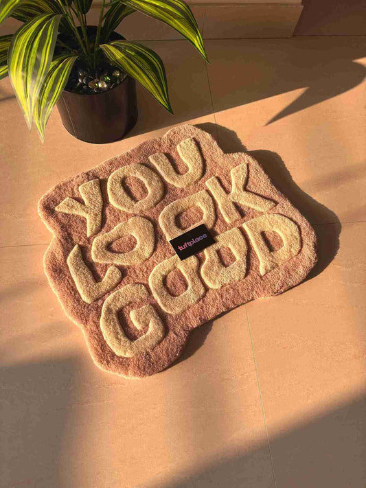 (SALE) 3D You Look Good Custom Rug by Tuftplace