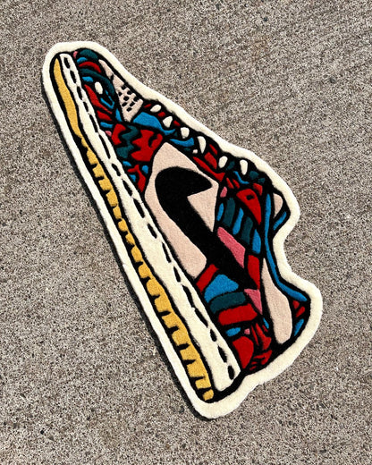 Parra Dunks Sneakers Custom Rug by Tuftplace