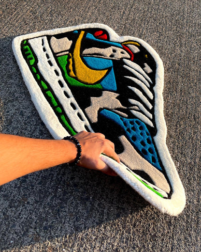 (SALE) Chunky Dunks Sneakers Custom Rug by Tuftplace