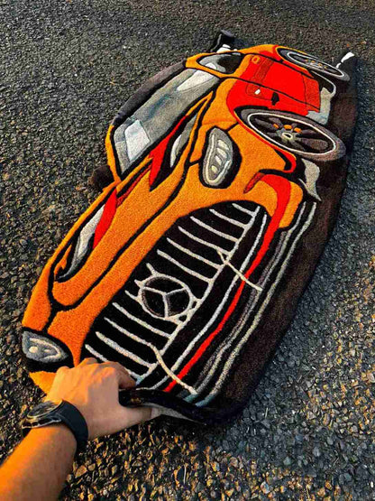 (SALE) AMG Car Custom Rug by Tuftplace