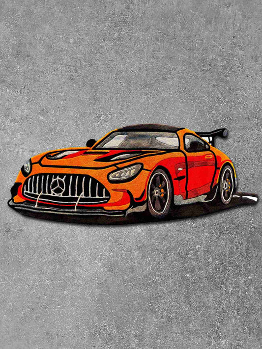 (SALE) AMG Car Custom Rug by Tuftplace