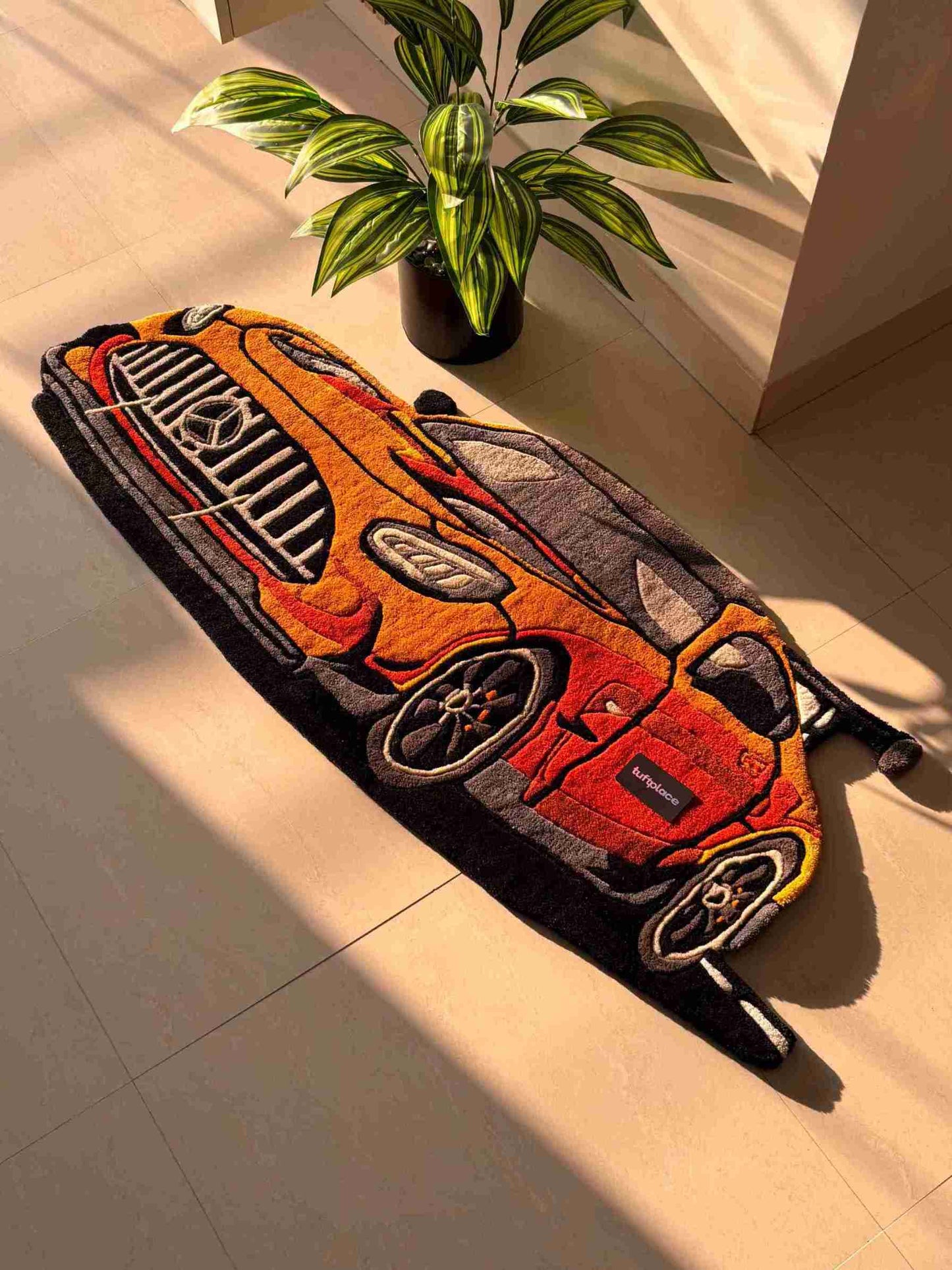 (SALE) AMG Car Custom Rug by Tuftplace