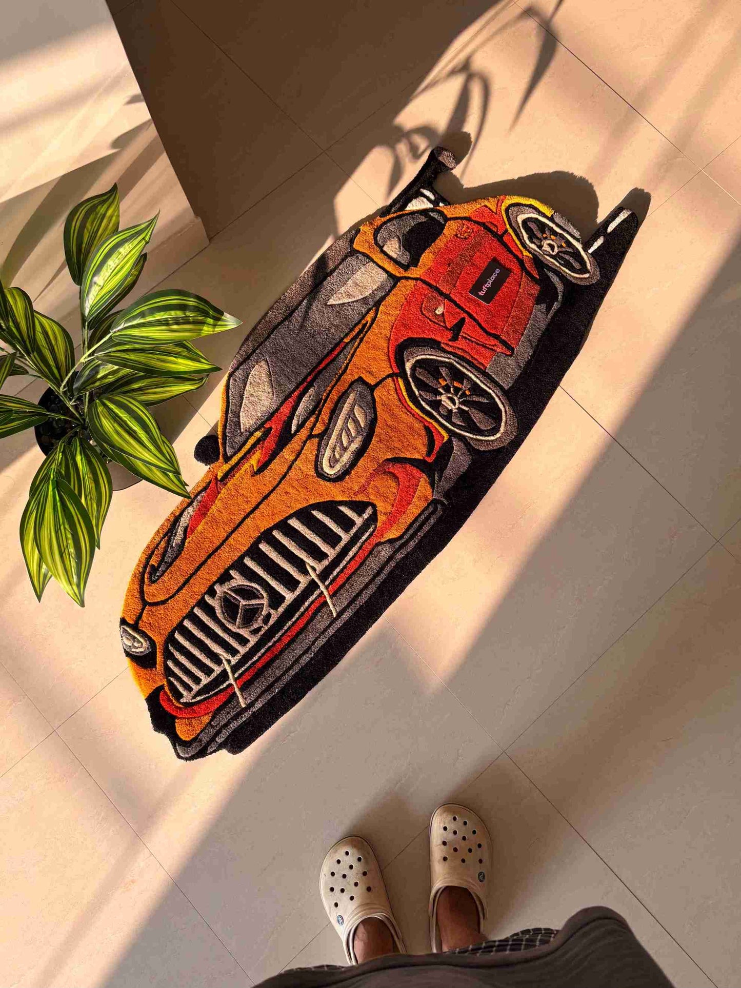 (SALE) AMG Car Custom Rug by Tuftplace