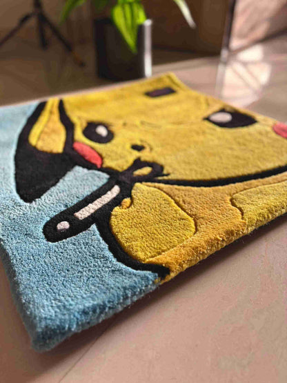 Badass Pika Poke Custom Rug by Tuftplace