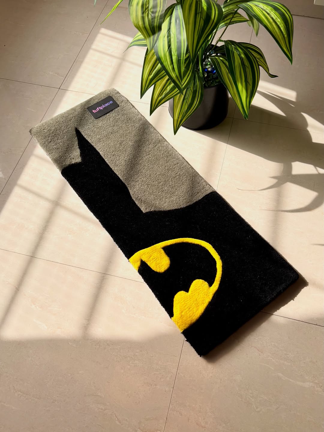 Dark Knight Bat Artwork Custom Rug by Tuftplace