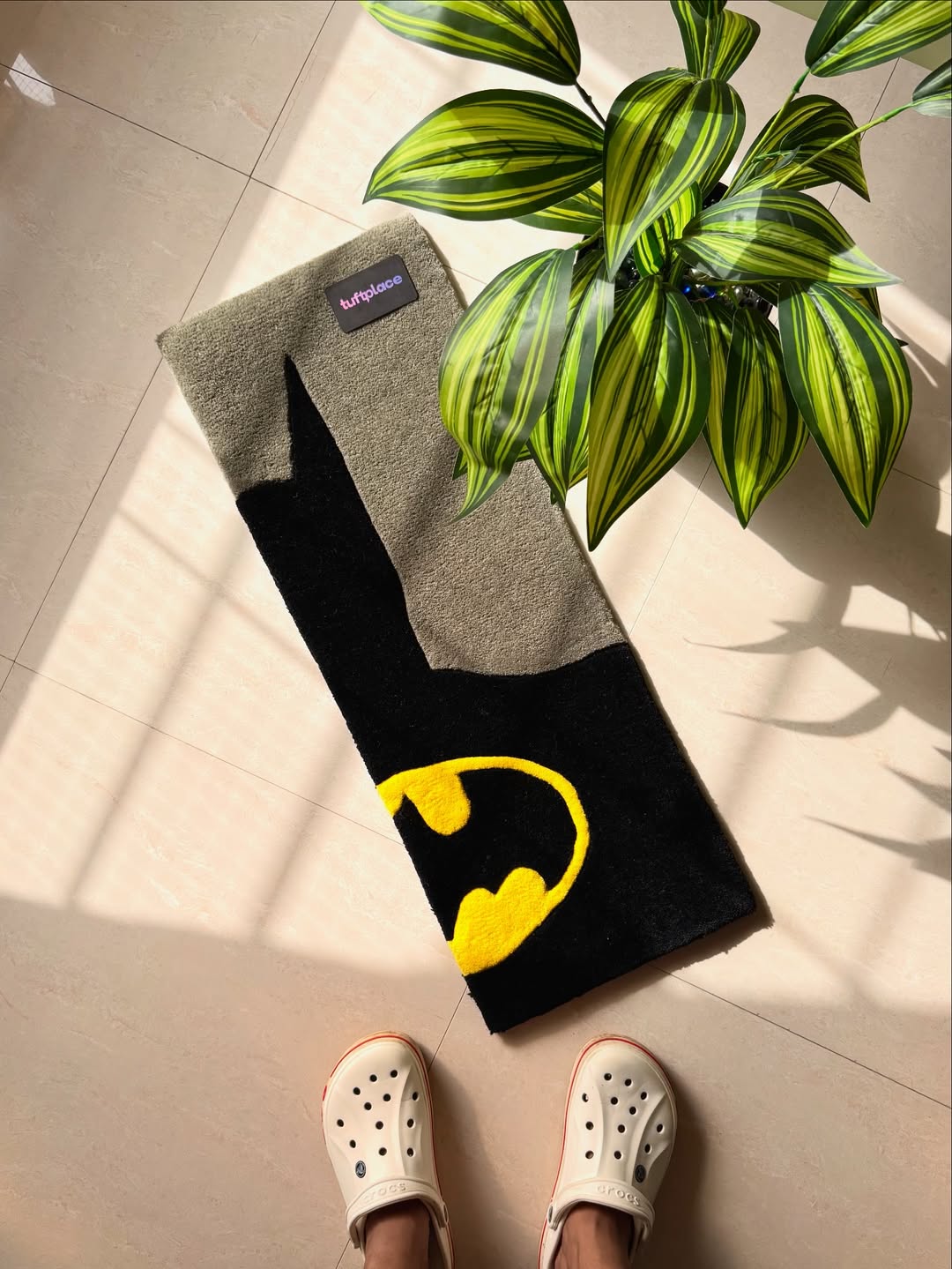 Dark Knight Bat Artwork Custom Rug by Tuftplace