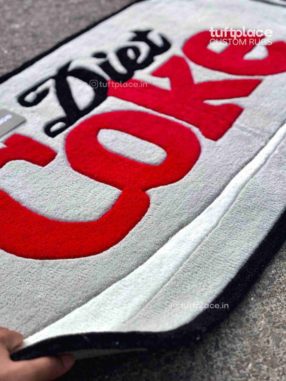 (SALE) Diet Coke Art Custom Rug by Tuftplace