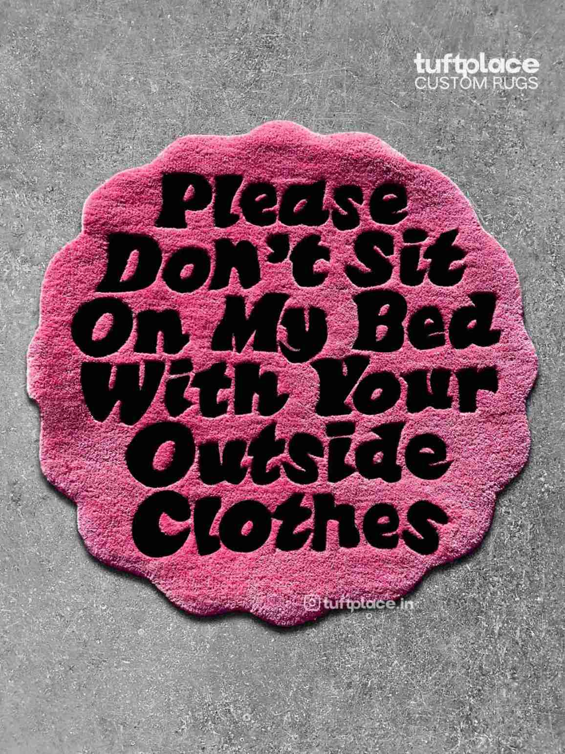 (SALE) Disclaimer Custom Rug by Tuftplace