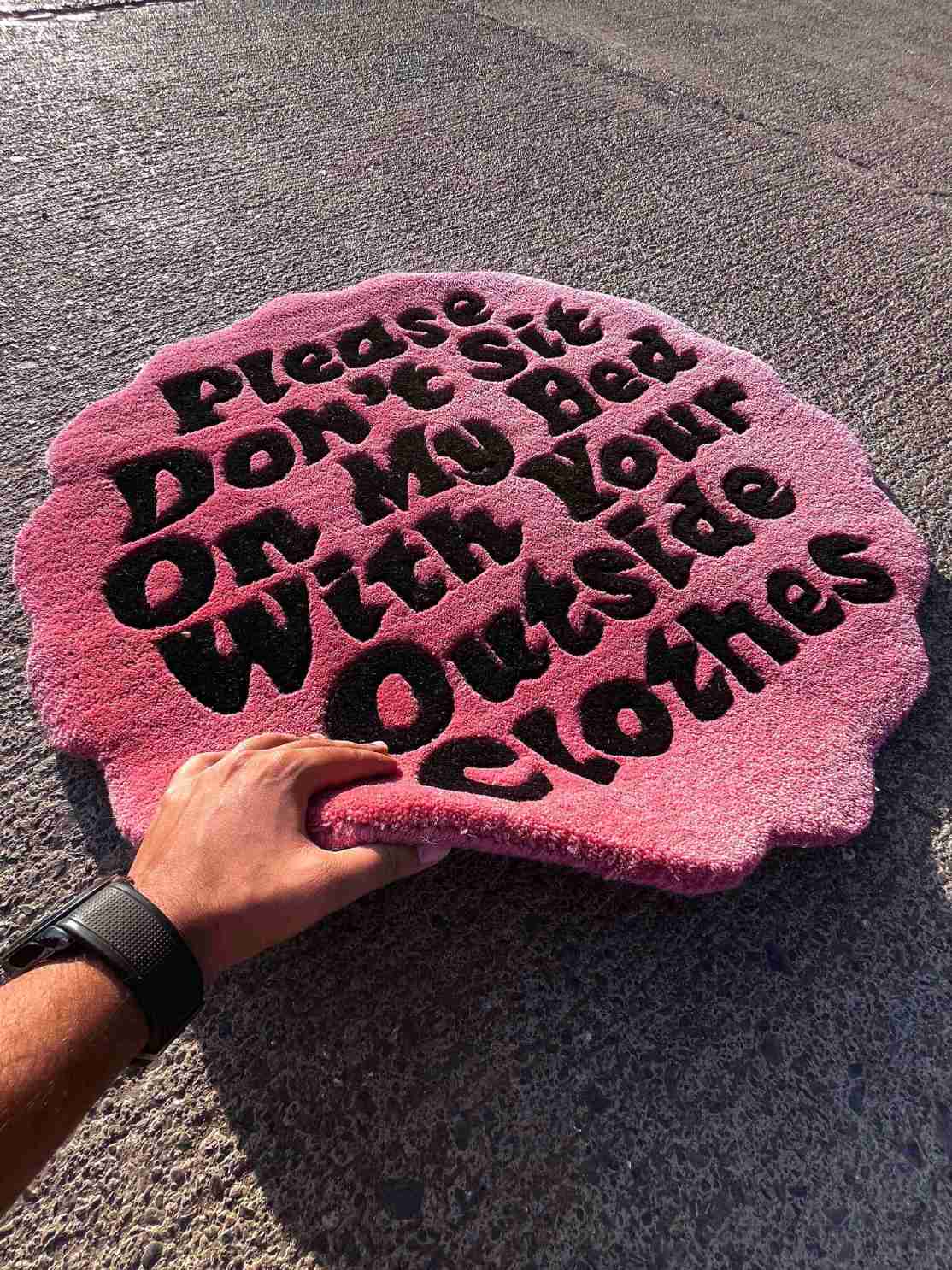 (SALE) Disclaimer Custom Rug by Tuftplace