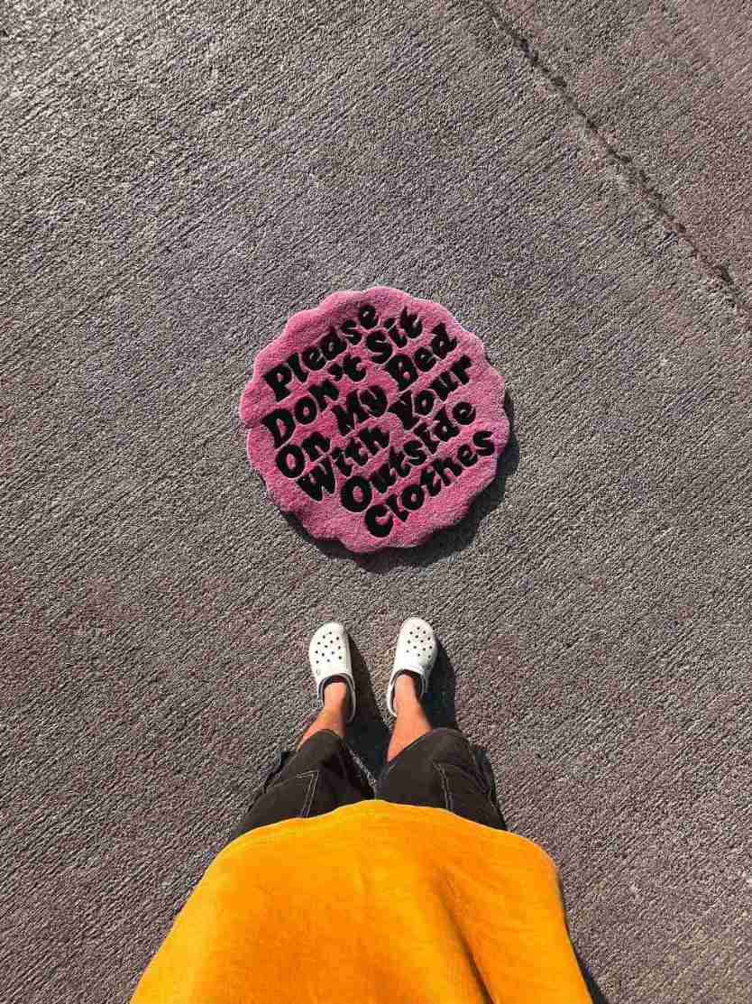 (SALE) Disclaimer Custom Rug by Tuftplace