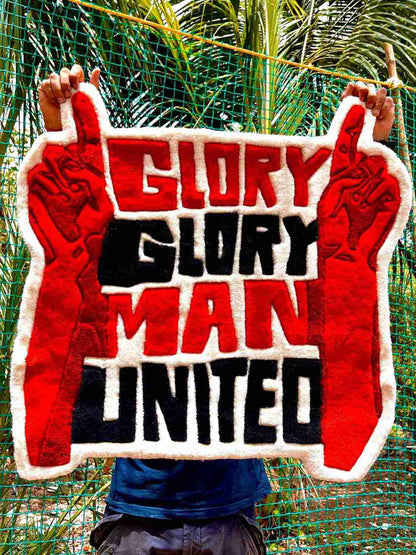 (SALE) Man Utd GGMU Custom Rug by Tuftplace