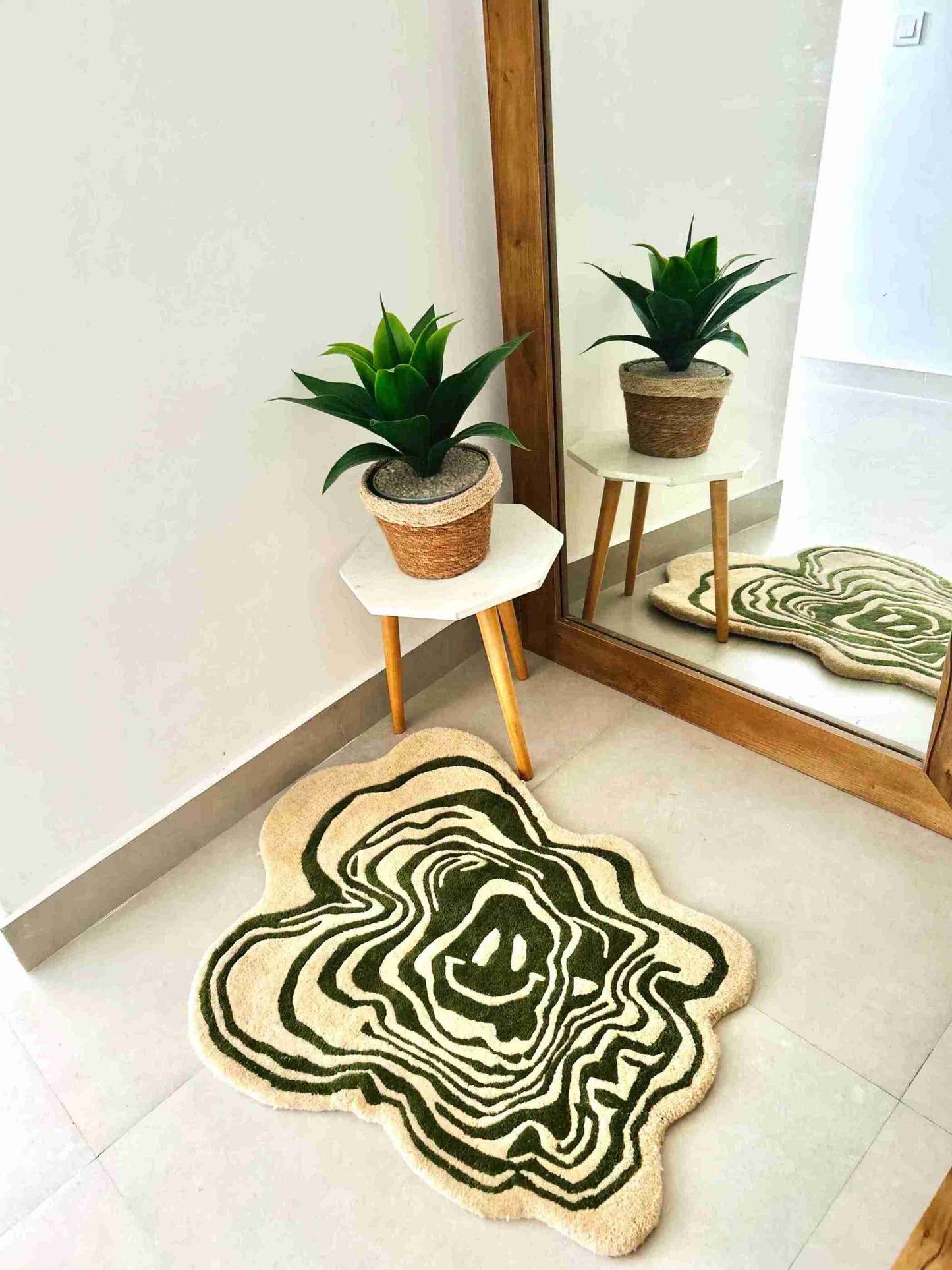 Melting Smiley Custom Rug by Tuftplace