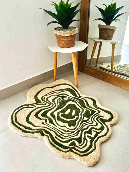 Melting Smiley Custom Rug by Tuftplace