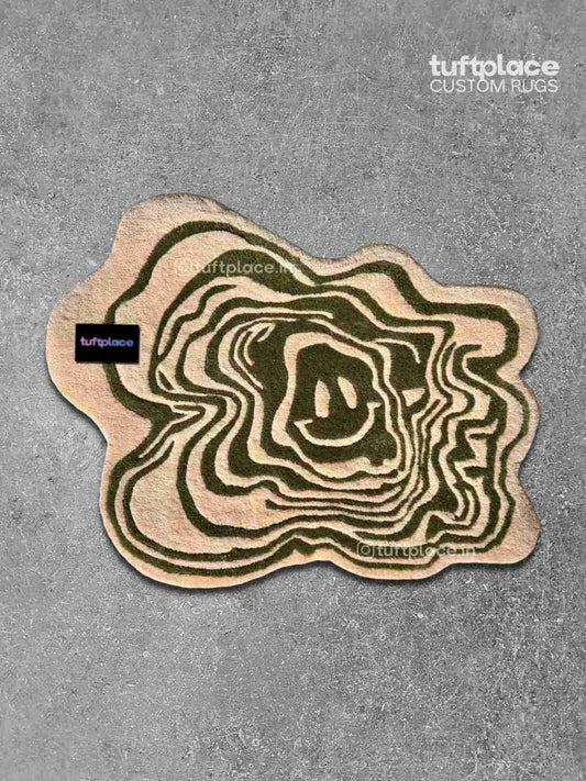 Melting Smiley Custom Rug by Tuftplace