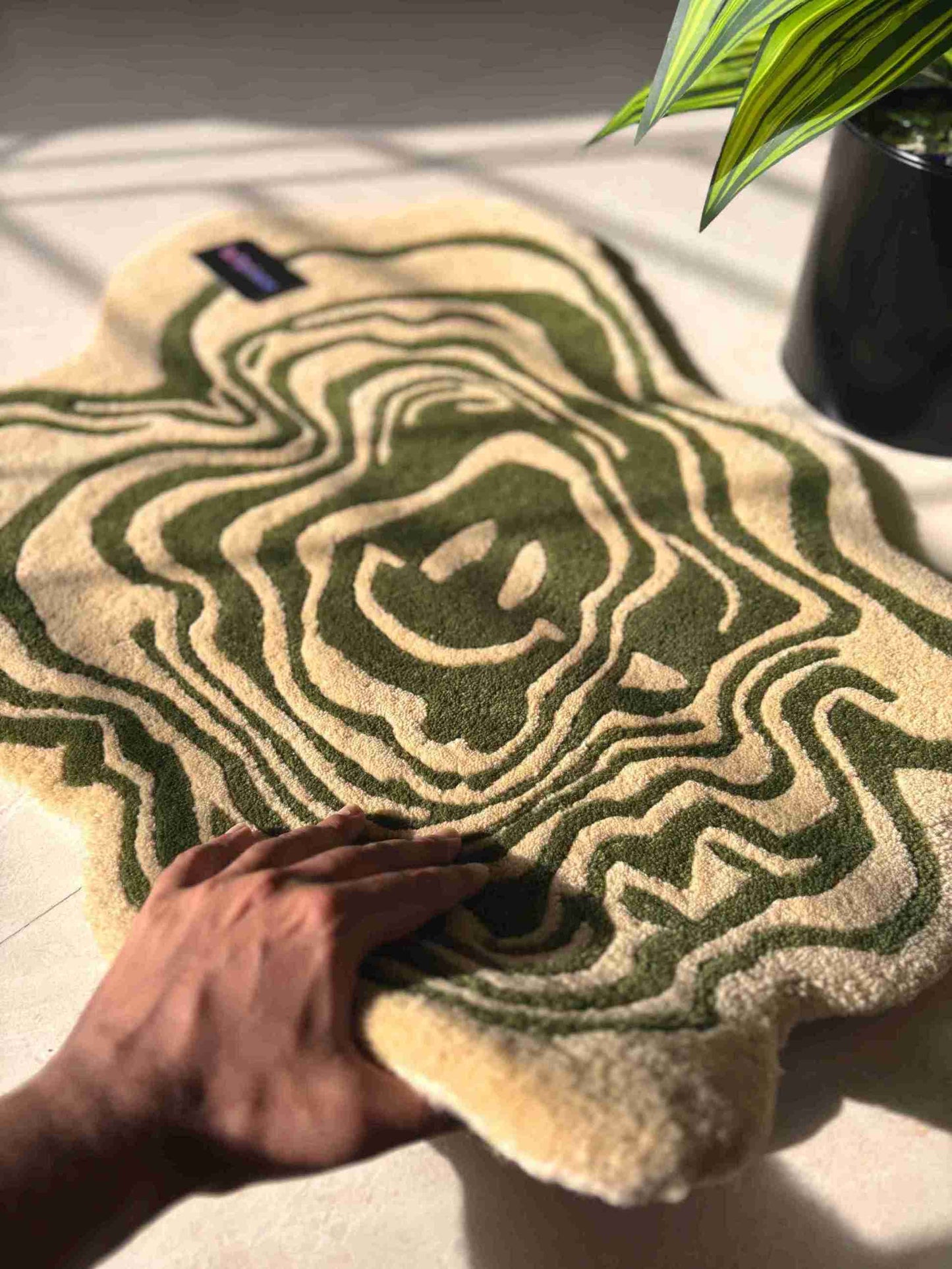 Melting Smiley Custom Rug by Tuftplace