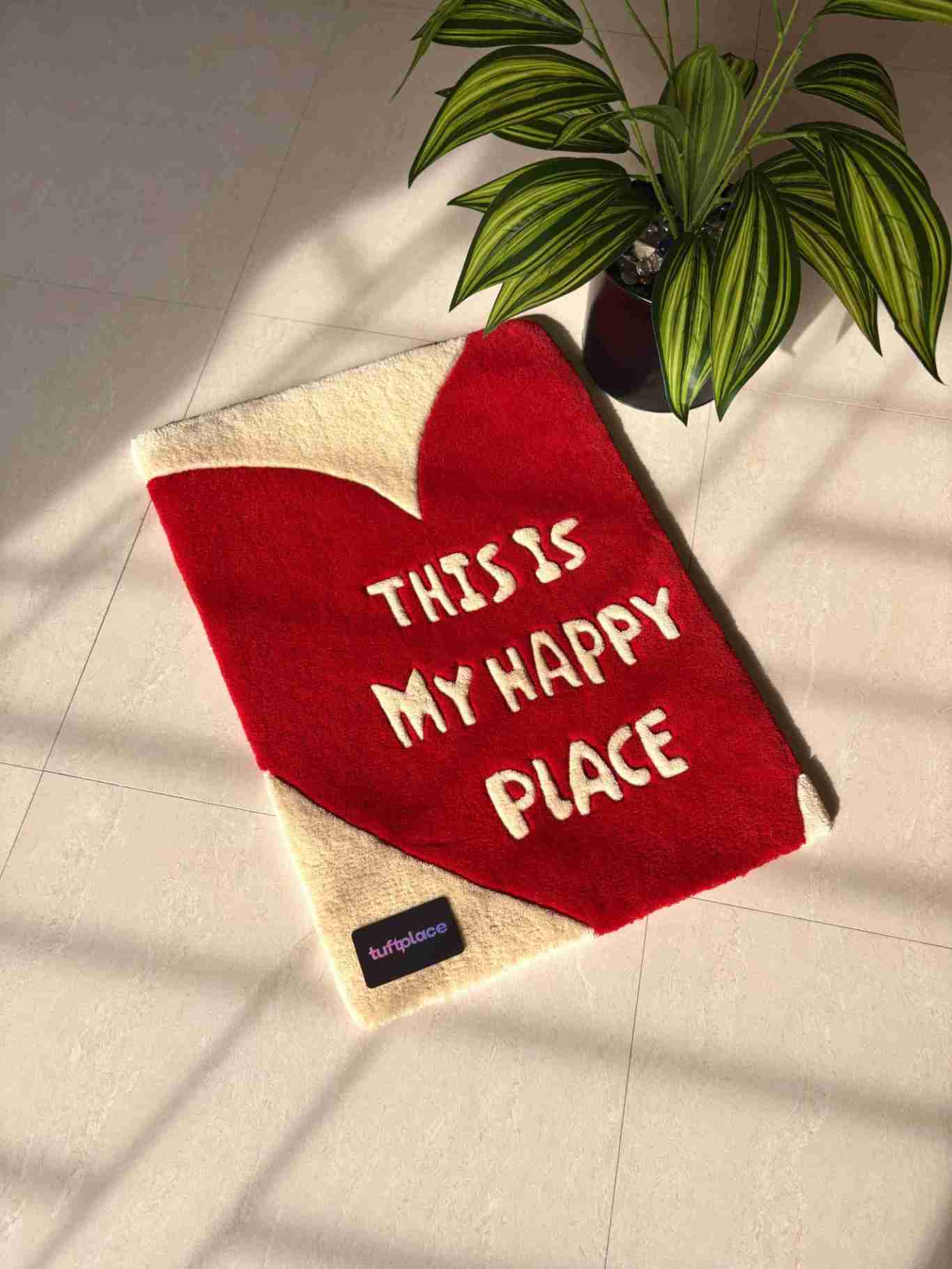 Happy Place Custom Rug by Tuftplace