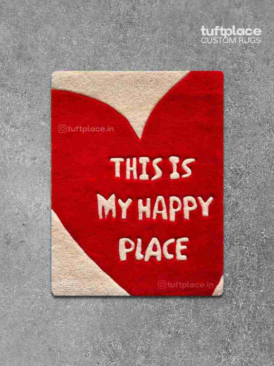 Happy Place Custom Rug by Tuftplace