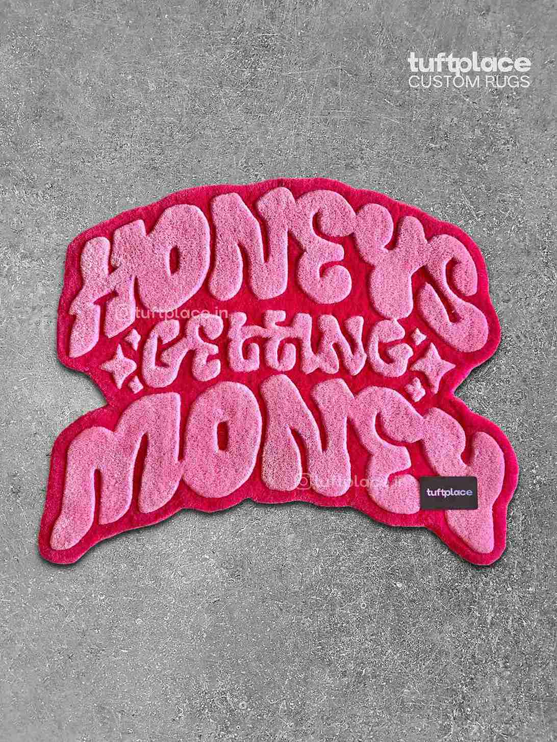 3D Honey Getting Money Custom Rug by Tuftplace