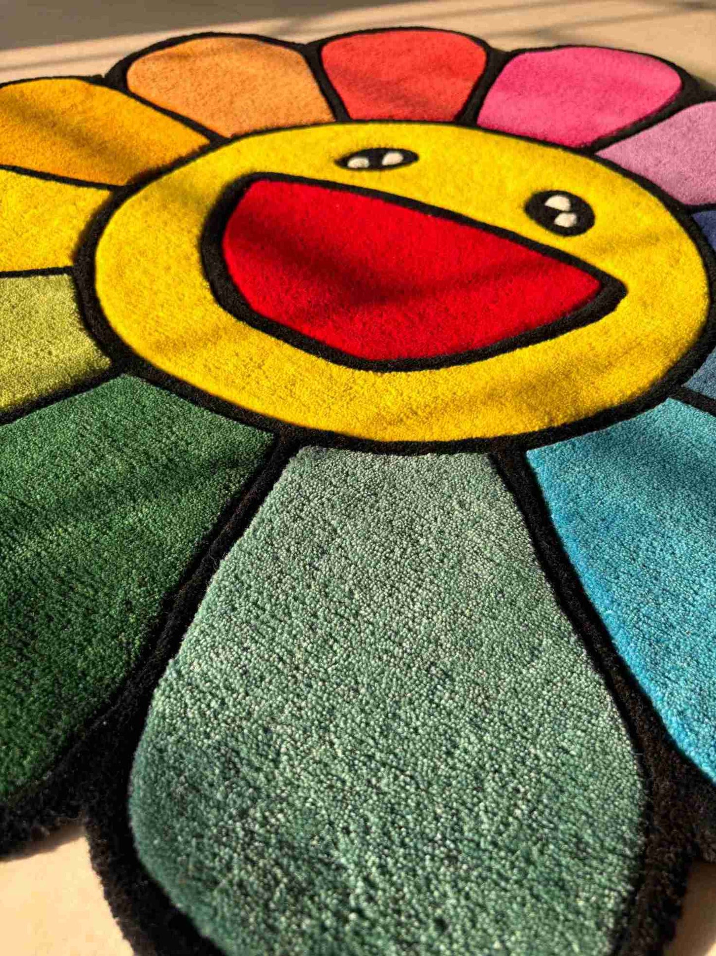 (SALE) Hypebeast Flower Custom Rug by Tuftplace