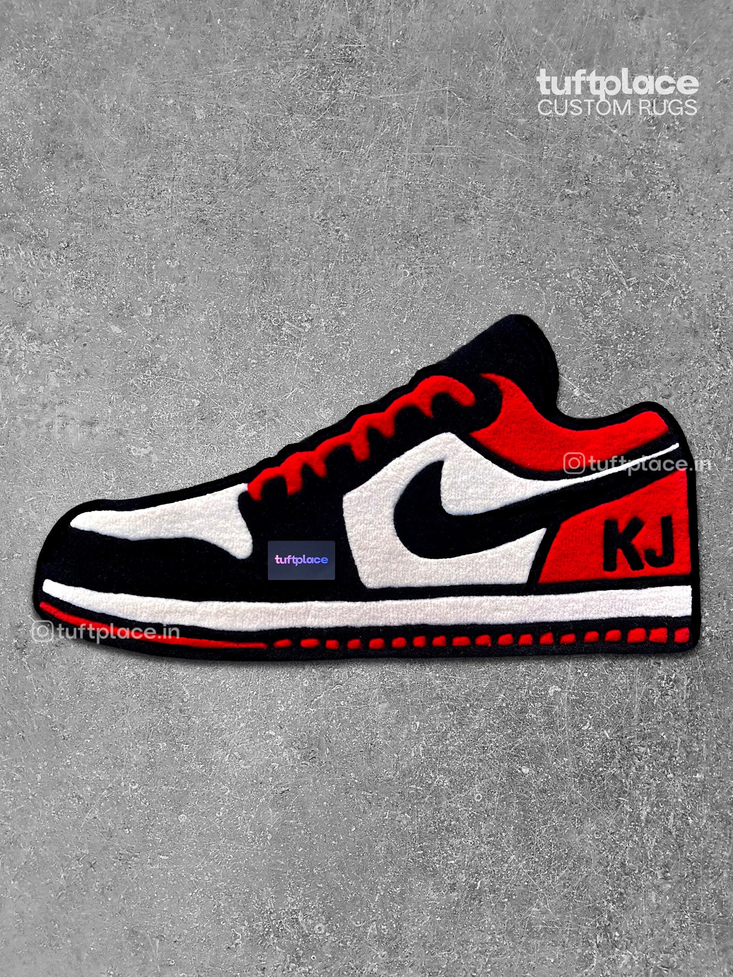 (SALE) Jordan 1 Sneaker Custom Rug by Tuftplace