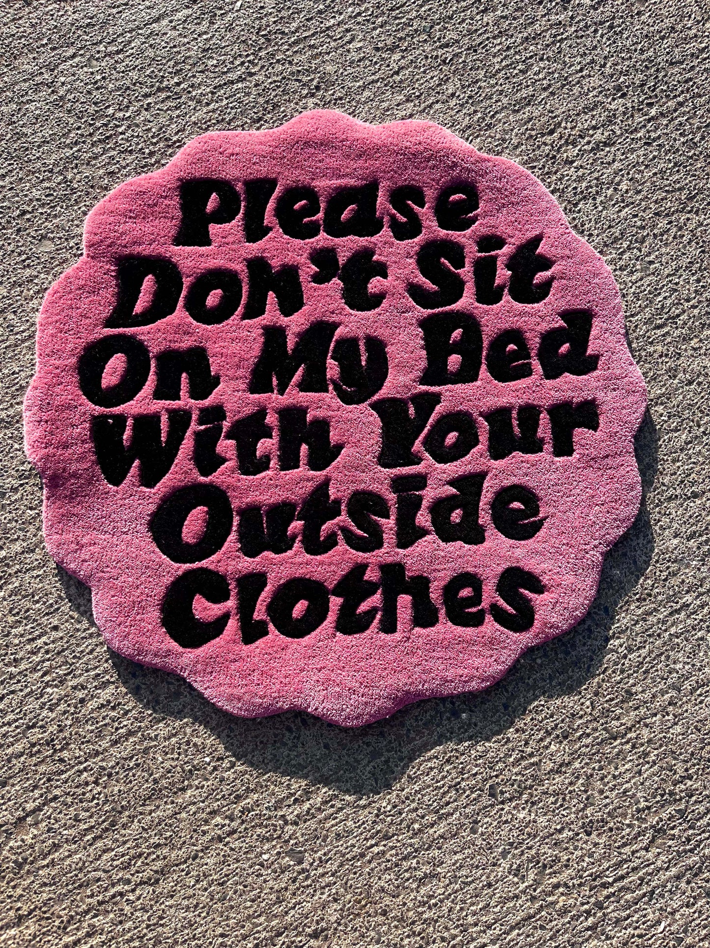 Disclaimer Custom Rug by Tuftplace