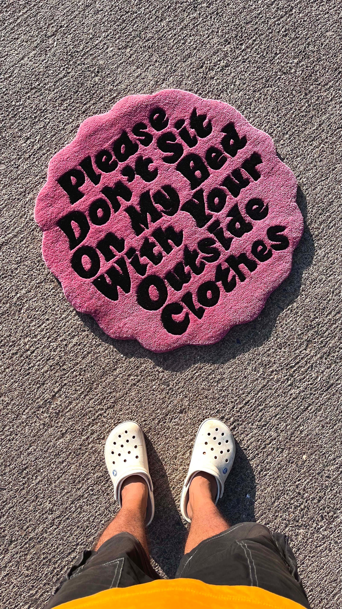 Disclaimer Custom Rug by Tuftplace