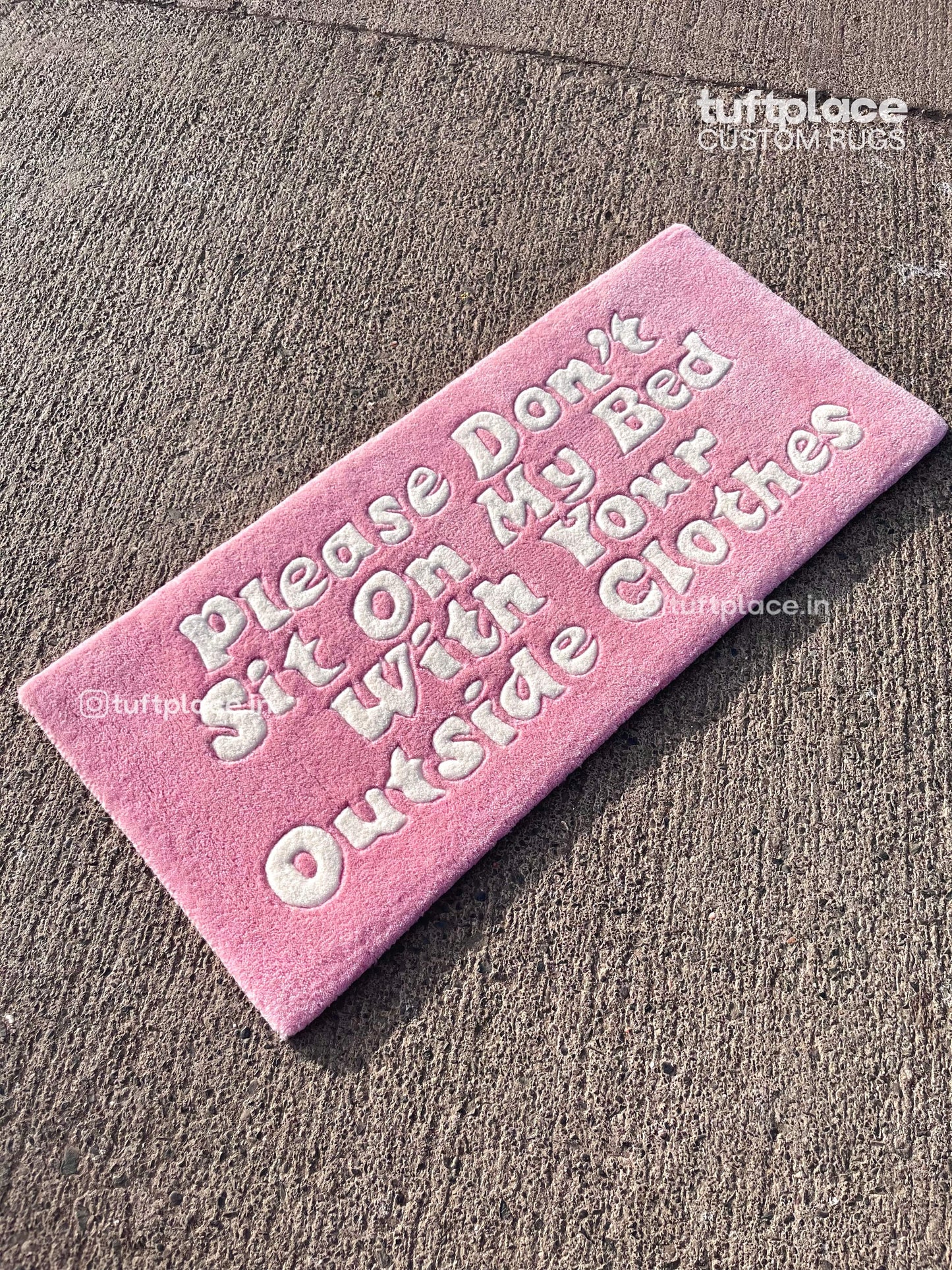 (SALE) Disclaimer Rectangle Custom Rug by Tuftplace