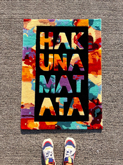 Hakuna Matata Custom Rug by Tuftplace