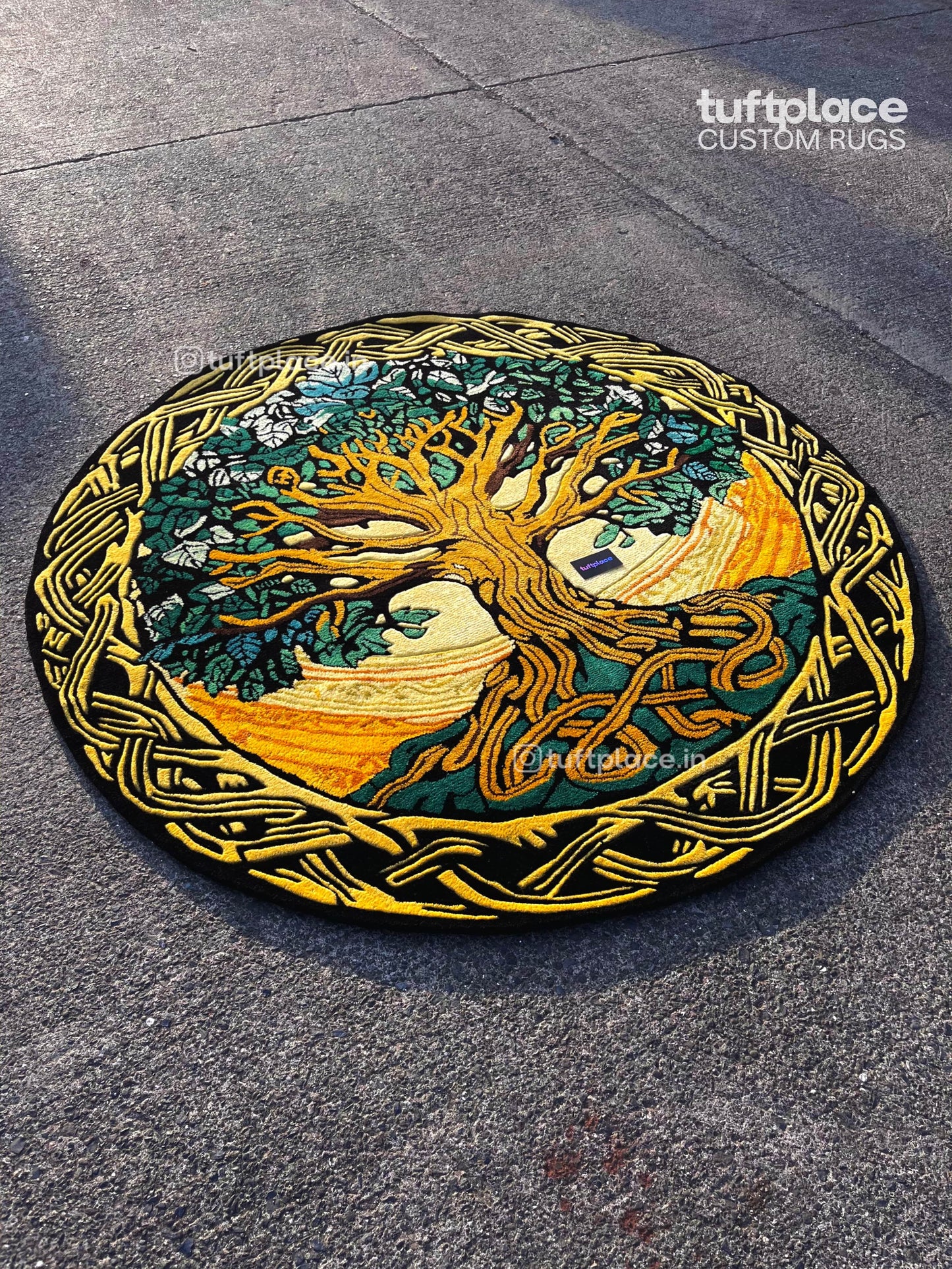 Mystical Tree Custom Rug by Tuftplace