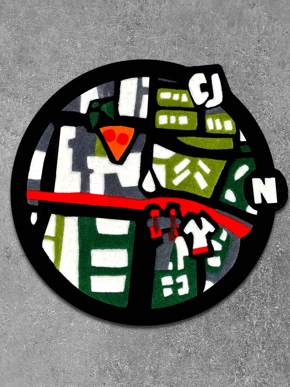 GTA Map Custom Rug by Tuftplace – Tuftplace India