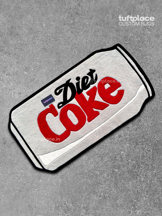 Diet Coke Art Custom Rug by Tuftplace