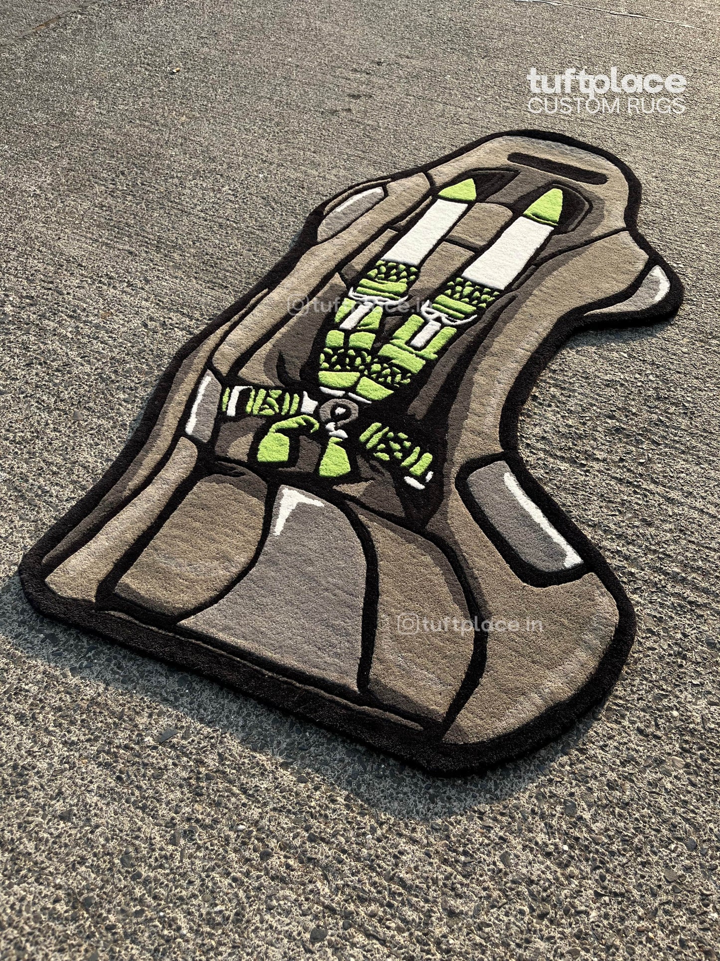 Race Car Seat Custom Rug by Tuftplace