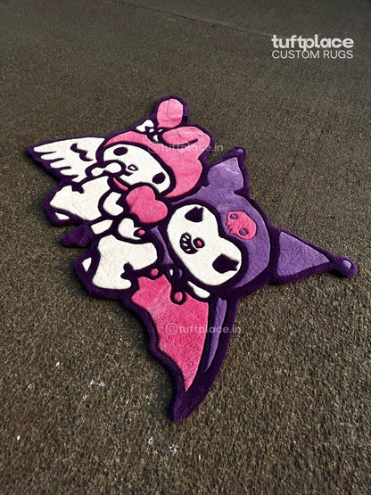 Mel"n"Kuro Art Custom Rug by Tuftplace