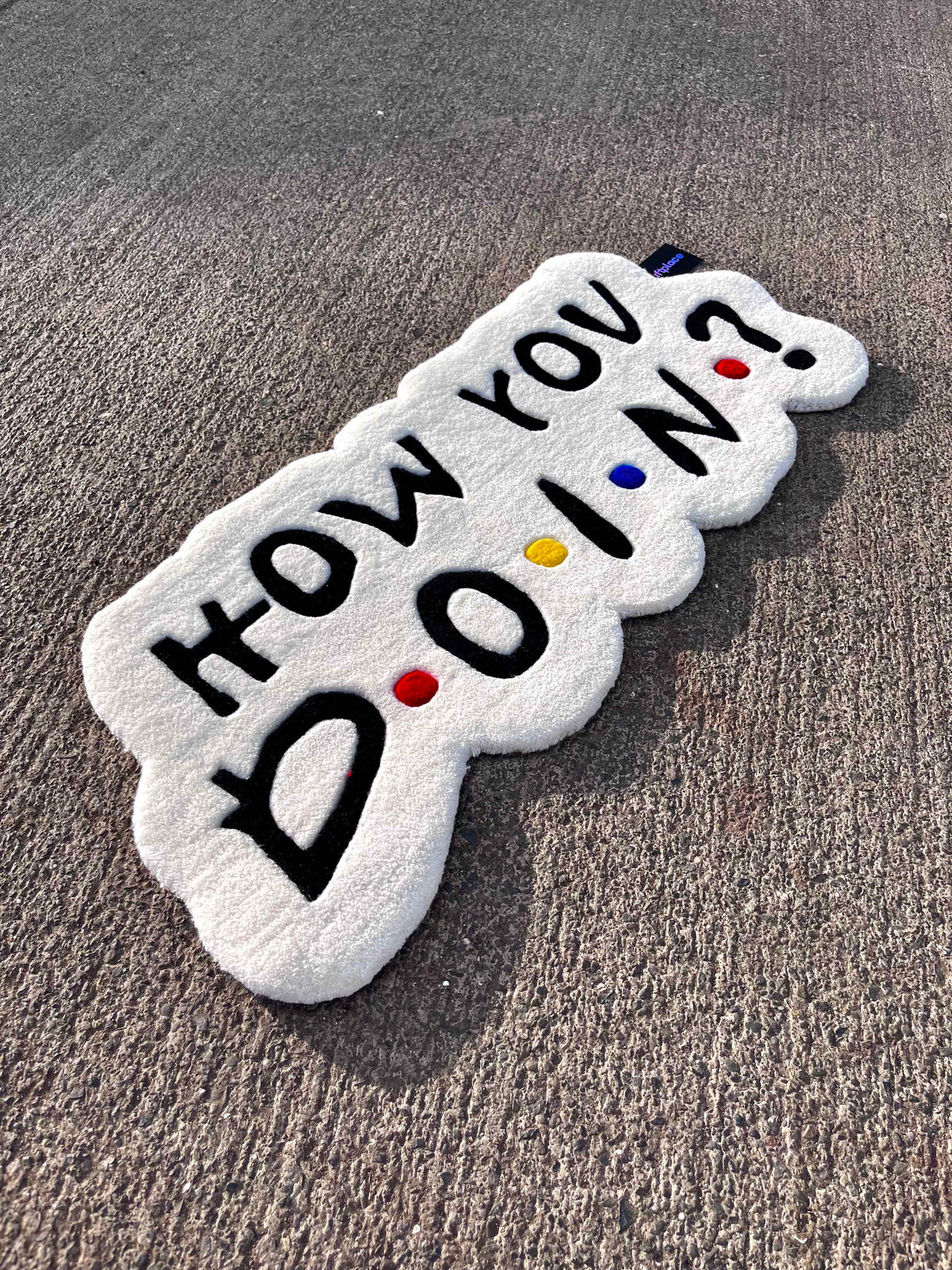 Friends Rug How You Doin Friends Custom Rug by Tuftplace – Tuftplace India