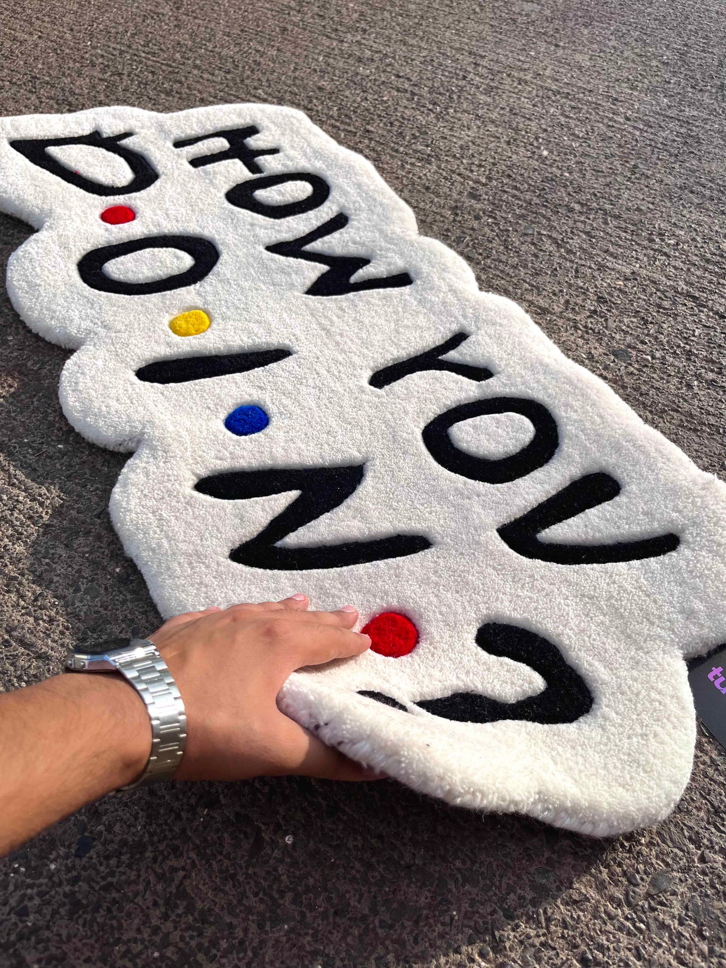 How You Doin Friends Custom Rug by Tuftplace