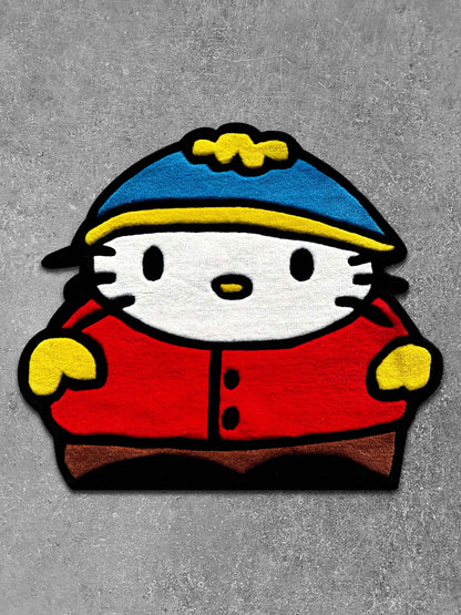 HelloKittyxEric Cartman Custom Rug by Tuftplace